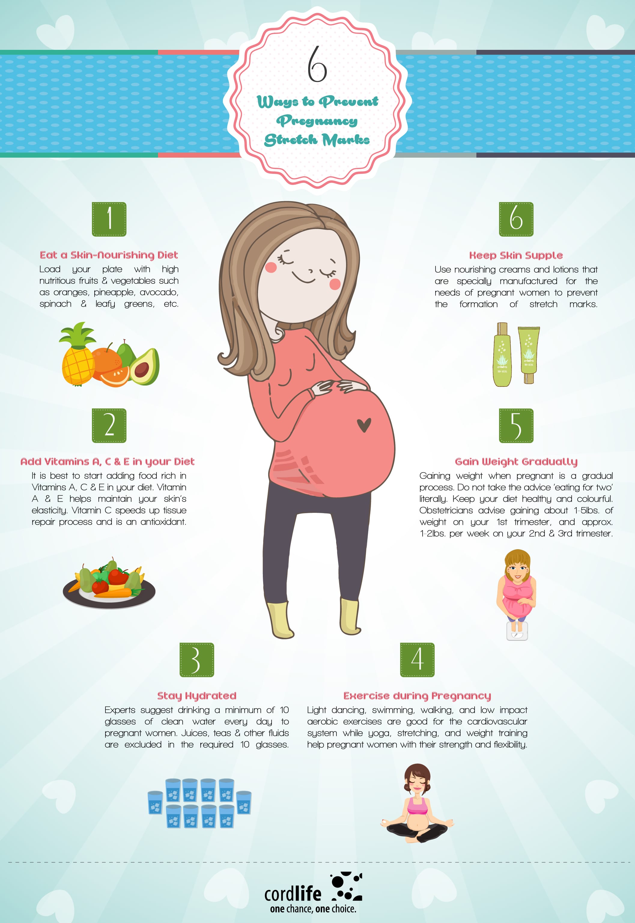 6 Ways to Prevent Pregnancy Stretch Marks