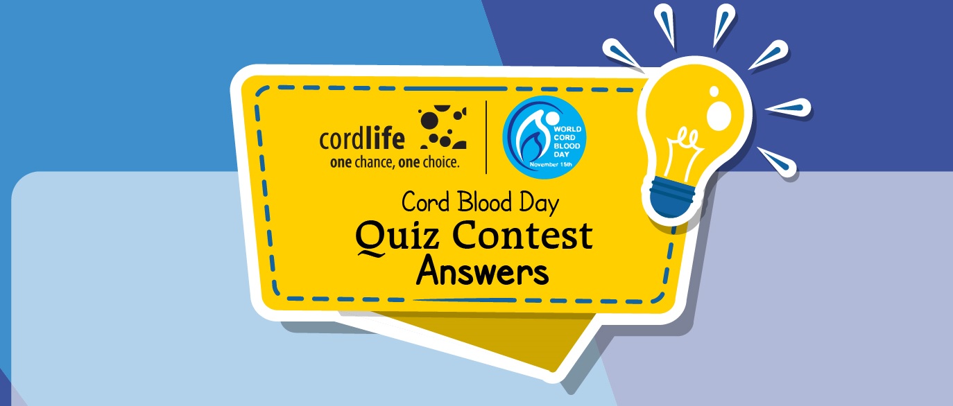 Cord blood Quiz contest Answer