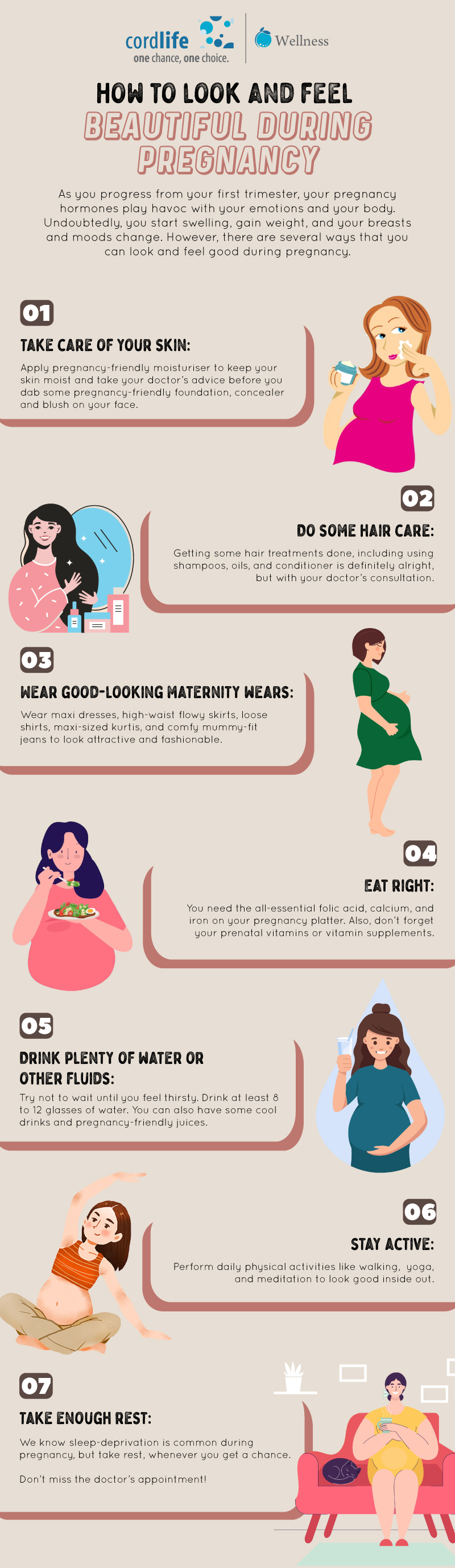 How to look and feel beautiful during pregnancy?
