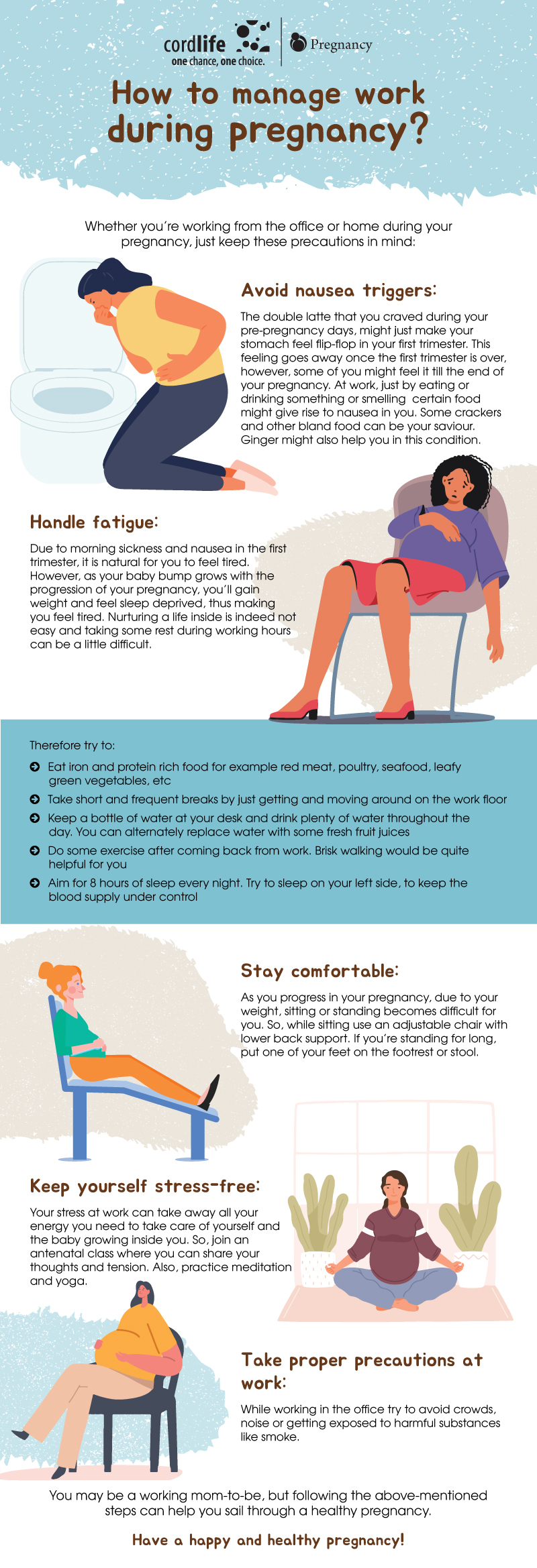 How to manage work during pregnancy