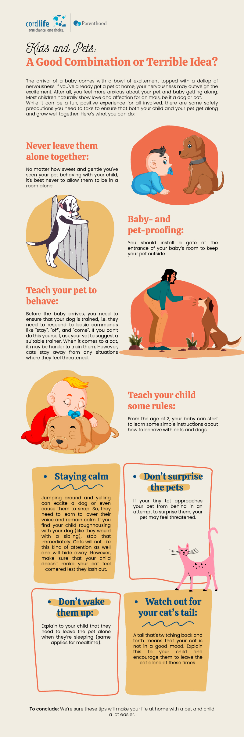Kids and Pets - A Good Combination or Terrible Idea