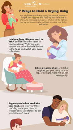 7 Ways to Hold a Crying Baby