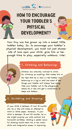 How to encourage your toddler's physical development