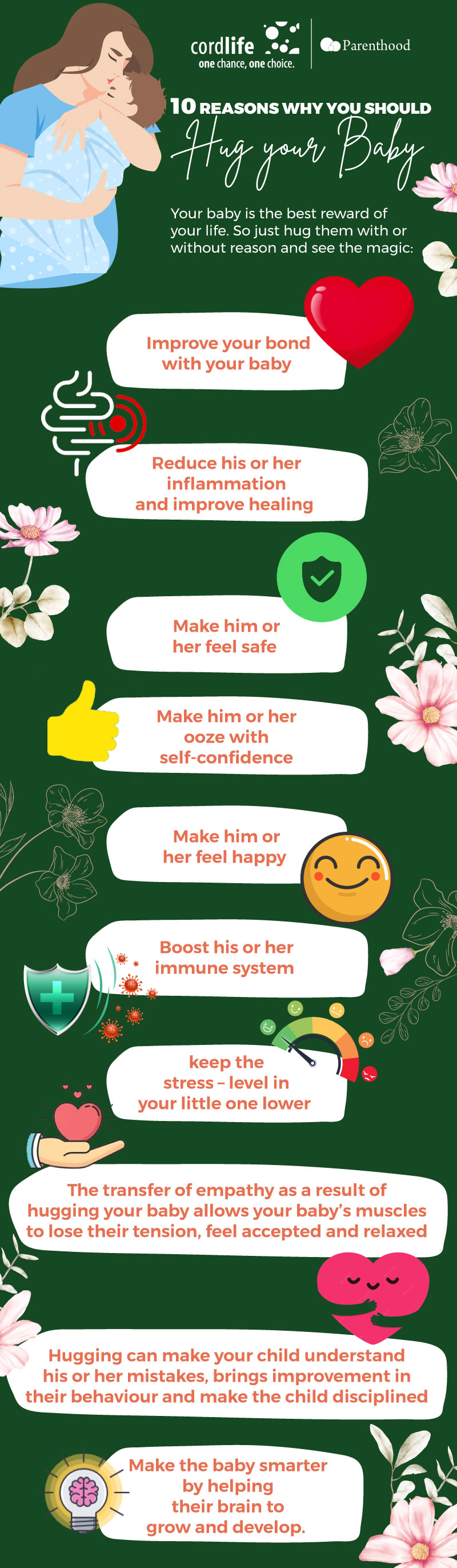 10 Reasons Why You Should Hug Your Baby