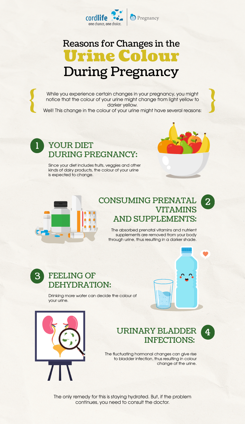 Reasons for Changes in the Urine Colour During Pregnancy