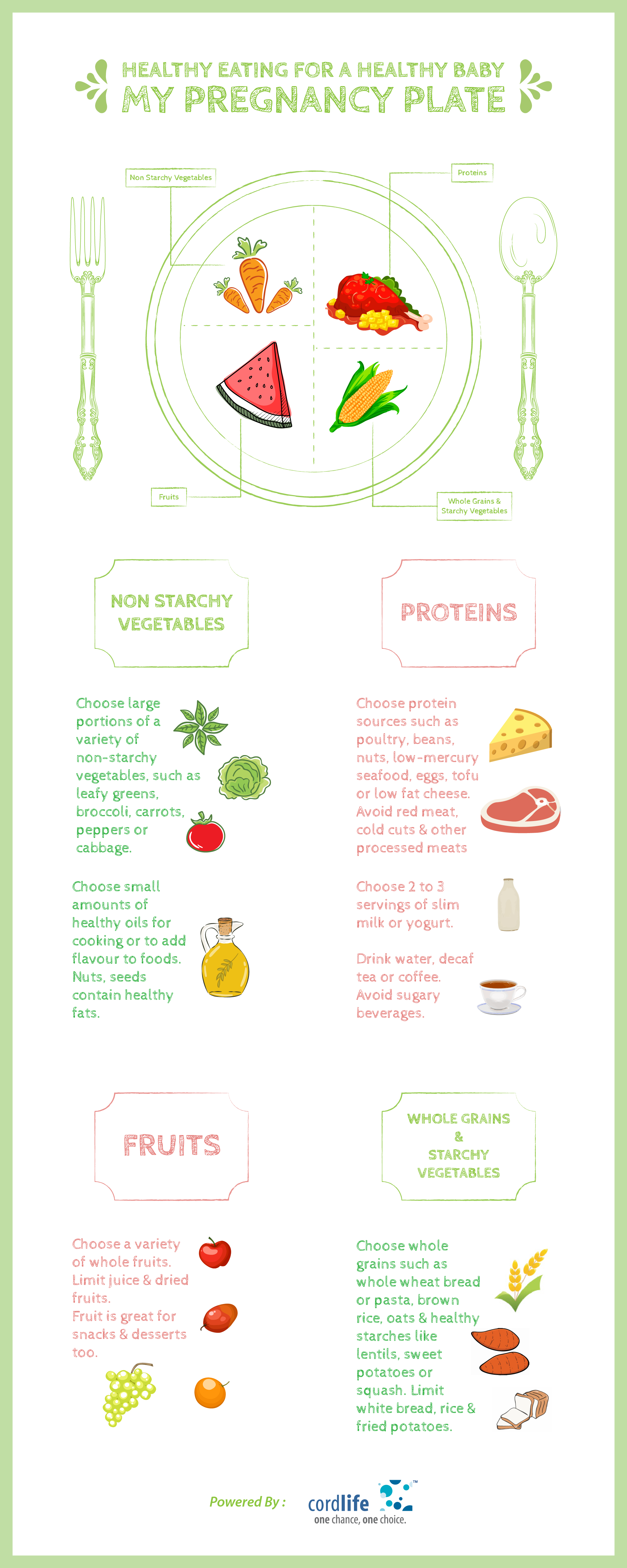 Healthy Eating For A Healthy Baby My Pregnancy Plate