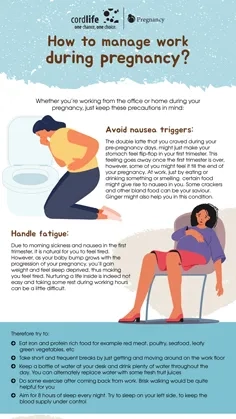 How to manage work during pregnancy?