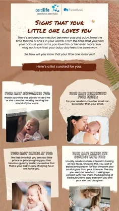 Signs that your little one loves you