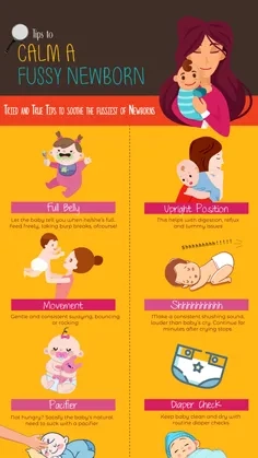 Tips to Clam a fussy newborn