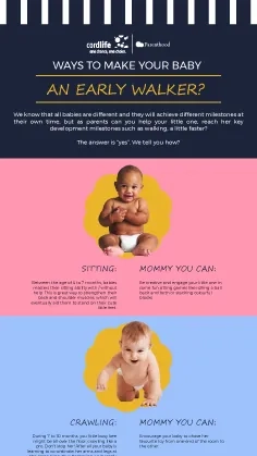Ways to make your baby an early walker